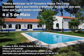 Já se inscreveu no 9º Encontro Hípico The Camp - Pegões