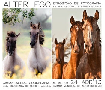 Exposição fotográfica de Ana Escoval e Bruno Barata na Coudelaria de Alter