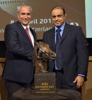 Fabulous Furusiyya FEI Nations Cup™ Jumping trophy unveiled