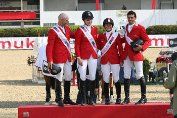 Swiss win Furusiyya FEI Nations Cup™ in tense thriller at Linz