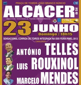 Alc&aacute;cer do Sal recebe mini-feira taurina por ocasi&atilde;o da Pimel