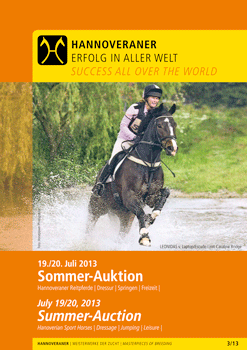 Hanoverian Summer Auction on July, 19/20 in Verden