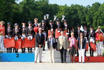 Team Gold for German Juniores in Compiègne