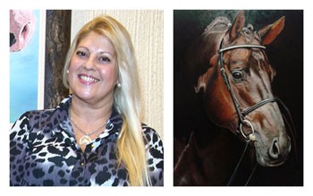 Rosana Cavalcante de Albuquerque no programa Falar de Cavalos