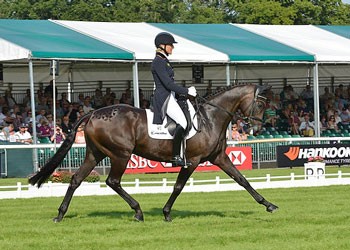 Ingrid Klimke makes stunning debut at Land Rover Burghley Horse Trials