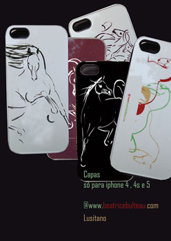 Arte equestre em capas de Iphones