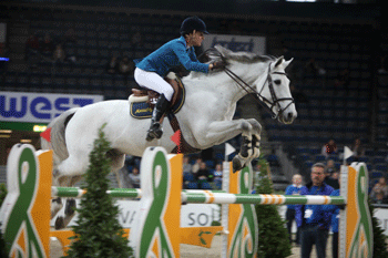 Luciana Diniz amongst the Top Riders at Olympia London International