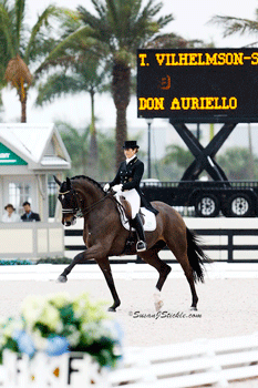 Tinne Vilhelmson-Silfen and Don Auriello Claim Opening FEI Grand Prix of Adequan Global Dressage Festival