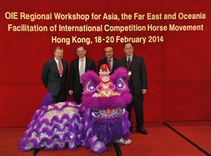 Historic Asia, Far East and Oceania collaboration on movement of sport horses