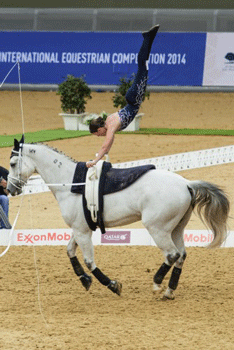 Vaulting at CHI AL SHAQAB continues with spectacular displays from squads