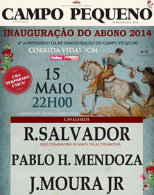 Pablo Hermoso de Mendoza inaugura a temporada no Campo Pequeno