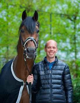 The horse stars at Dressage International