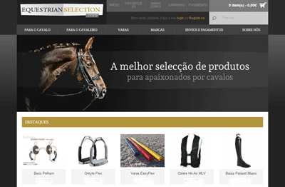 Lançamento da nova loja online EQUESTRIAN SELECTION