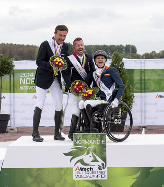 WEG 2014: Lee Pearson successfully defends world individual Grade Ib