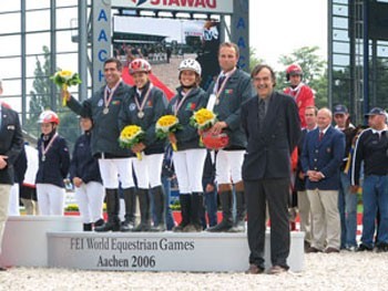 Portugal conquistou bronze nos Jogos Equestres Mundiais em 2006