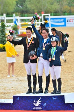 Gold for South Korean hosts in Dressage and Eventing at Asian Games 2014
