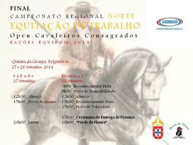 Felgueiras recebe a Final do Campeonato Regional de Equita&ccedil;&atilde;o de Trabalho