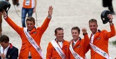 WEG 2014: Netherlands Takes Gold in the Team Show Jumping Competition