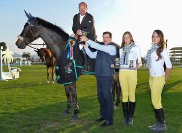 Geoff Luckett ganha o primeiro Grande Prémio do Mediterranean Equestrian Tour 2014