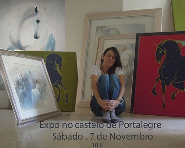 Exposição de pintura “EN LUSITANIE” de Beatrice Bulteau