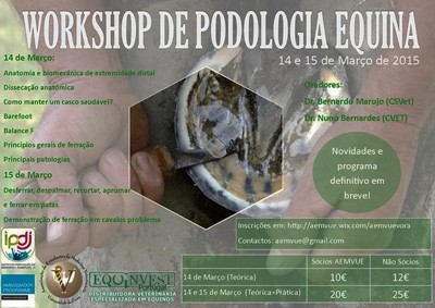 «Workshop de Podologia Equina» - Évora