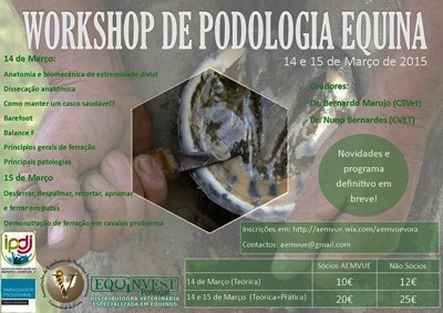 &laquo;Workshop de Podologia Equina&raquo; - &Eacute;vora
