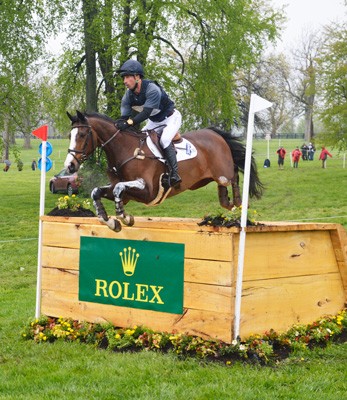 Tim Price takes the lead at the Rolex Kentucky after cross-country