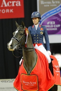 Las Vegas - Reigning Champions Charlotte Dujardin and Valegro Win FEI Grand Prix at 2015 FEI World Cup