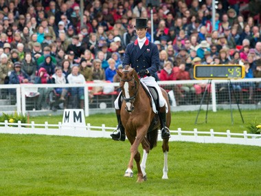 Nicholson and Nereo hold onto Badminton Dressage lead