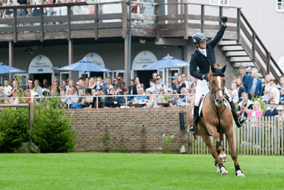 Trevor Breen secured a back-to-back win on Sunday's Equestrian.com Derby at Hickstead