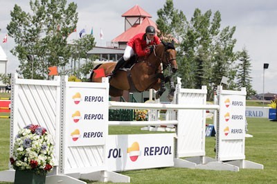 Francois Mathy takes the Repsol Cup at Spruce Meadows
