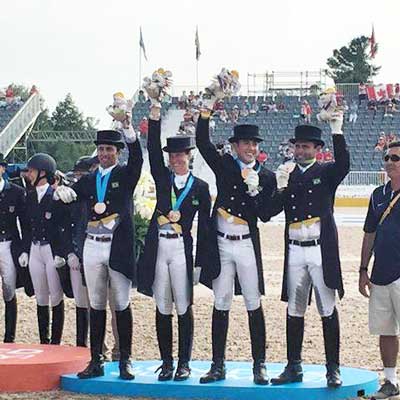 Brasil conquista bronze por equipas na Dressage nos Jogos Pan-Americanos