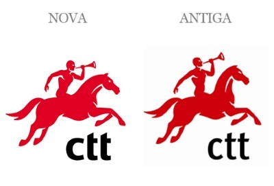 CTT altera logótipo