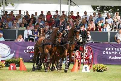 Aachen 2015: Felix Brasseur Brasseur at his best in Driving cones