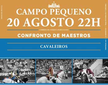 Mestres do toureio a cavalo juntos no Campo Pequeno