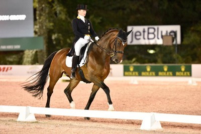 Isabell Werth wins the Freestyle at Rolex Central Park Show