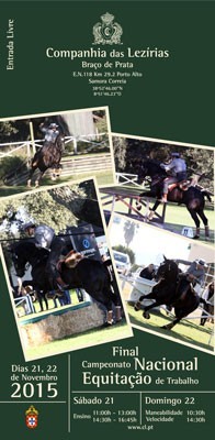 Companhia das Lezírias: Final Campeonato Nacional Equitação Trabalho 2015