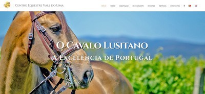 Centro Equestre Vale do Lima com um site renovado