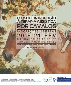 Curso de Introdução à Terapia assistida por Cavalos