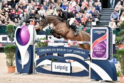 Newcomer Krieg blitzes the opposition to win Longines Leg at Leipzig