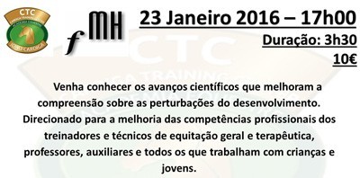 Compreender as Perturbações do Neurodesenvolvimento / Capacitar para a Equitação Terapêutica