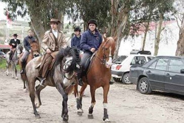 Seis dezenas de cavalos participaram no passeio do Carvalhal