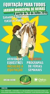 Equitação anima Jardim de Oeiras