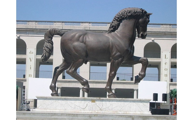 O cavalo ideal de Leonardo da Vinci: desenho descoberto na França -  italiani.it